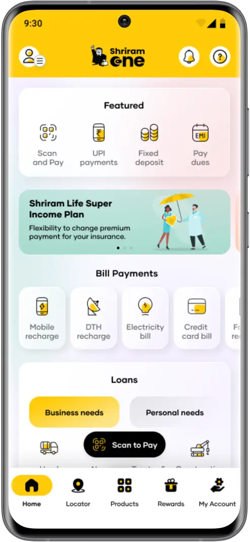 Shriram One Mobile APP 